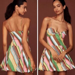 S/W/F Fitted balloon mini dress -NWT